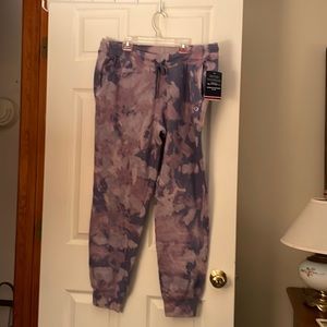 Champion sweatpants, camo print, size large